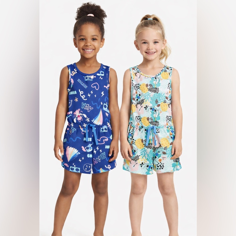 Set of 2 Stitch Rompers